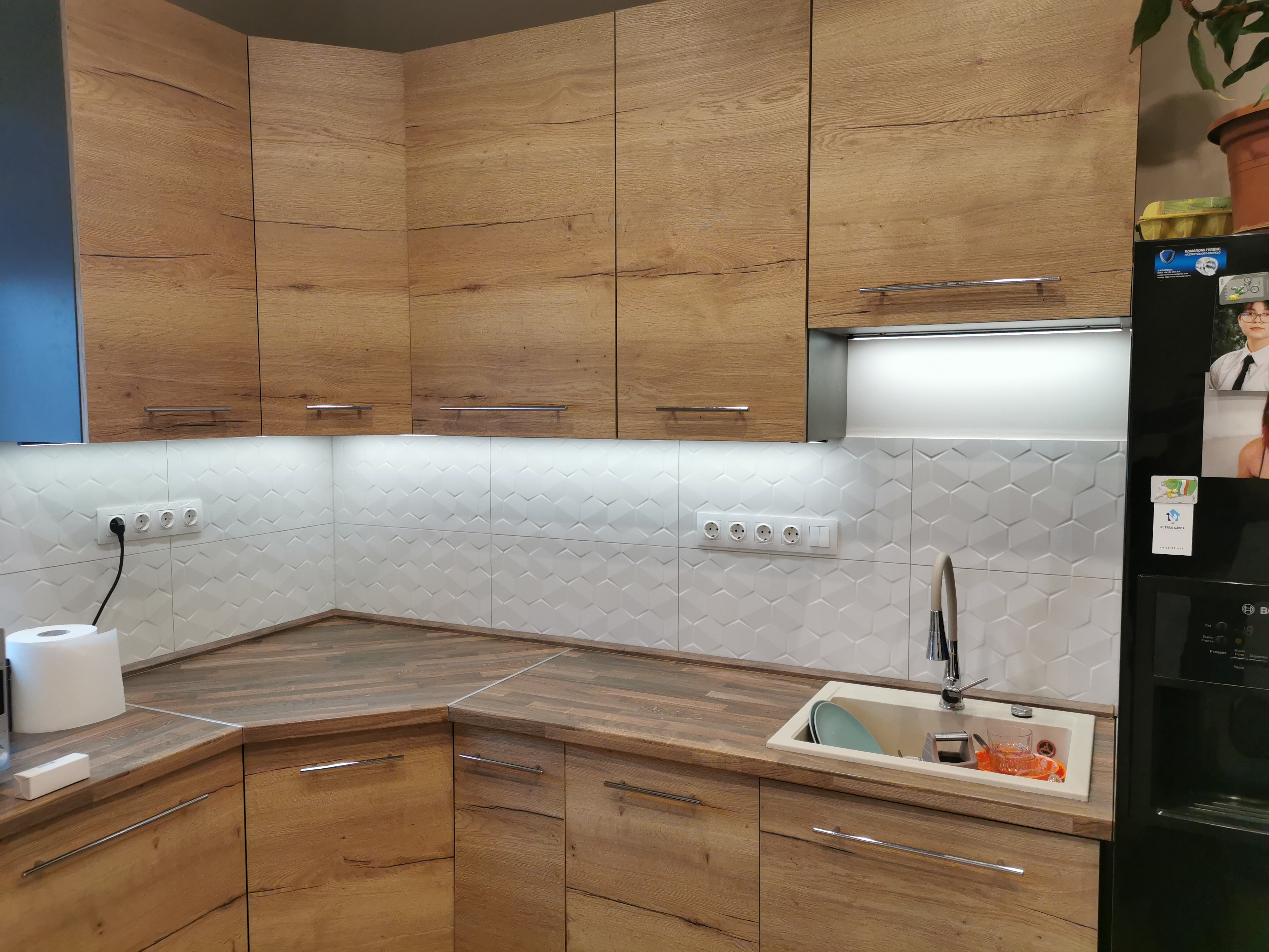 Konyhapult világítás